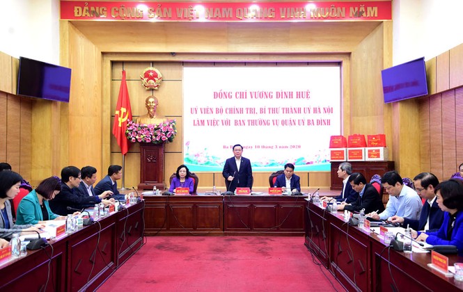 Lùi thời gian đại hội Đảng cơ sở quận Ba Đình vì ảnh hưởng dịch Covid-19 - ảnh 1
