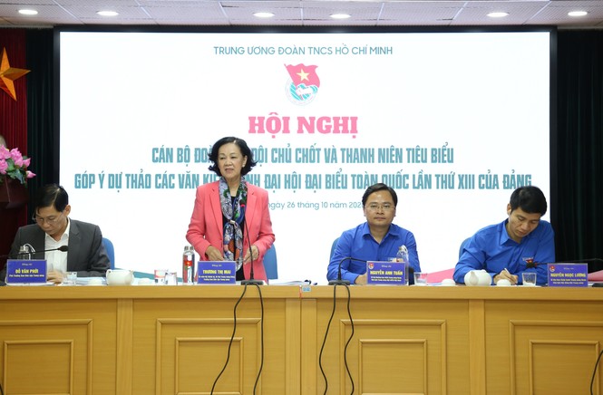 'Dự thảo Văn kiện xác định thanh niên có vai trò rường cột nước nhà' - ảnh 1