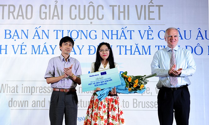 Nữ sinh Điện ảnh giành giải nhất cuộc thi ấn tượng EU - ảnh 1
