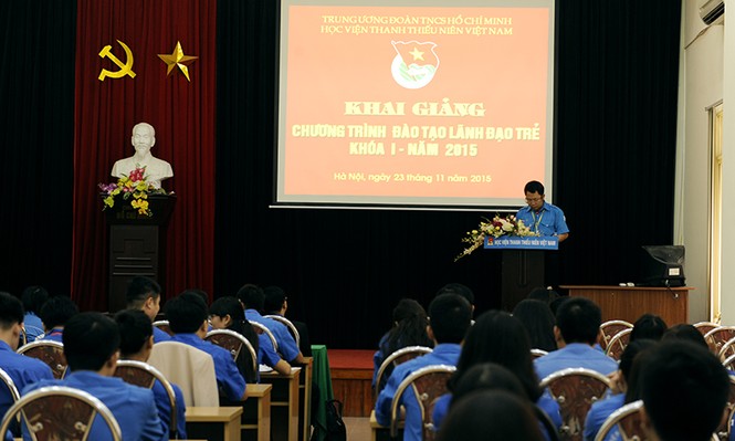 TƯ Đoàn khai giảng lớp đào tạo cán bộ trẻ - ảnh 1