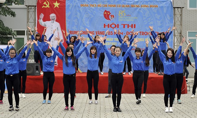 Hội thi Rung chuông vàng với chủ đề '85 năm – Đoàn trong tim tôi' - ảnh 1