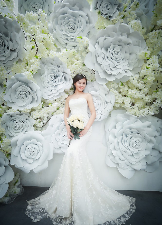Ngắm thí sinh iMiss Thăng Long diện áo cưới tinh khôi - ảnh 19