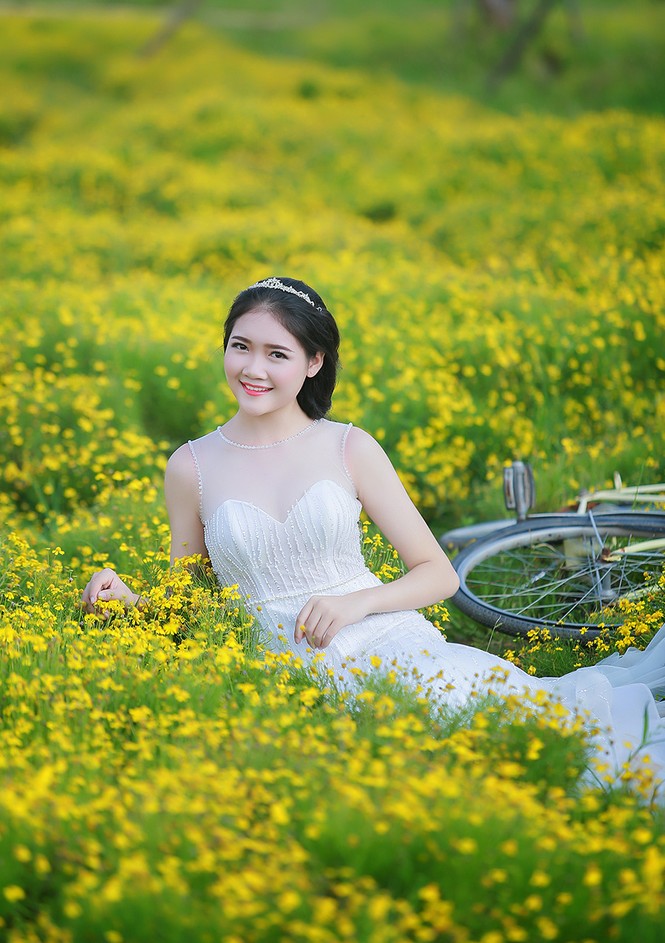 Ngắm thí sinh iMiss Thăng Long diện áo cưới tinh khôi - ảnh 9