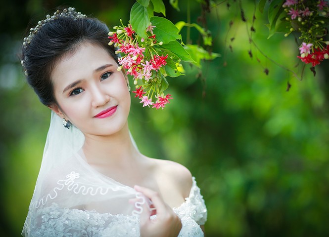 Ngắm thí sinh iMiss Thăng Long diện áo cưới tinh khôi - ảnh 12