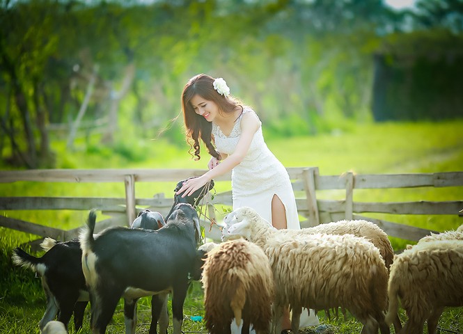 Ngắm thí sinh iMiss Thăng Long diện áo cưới tinh khôi - ảnh 2