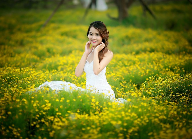 Ngắm thí sinh iMiss Thăng Long diện áo cưới tinh khôi - ảnh 7