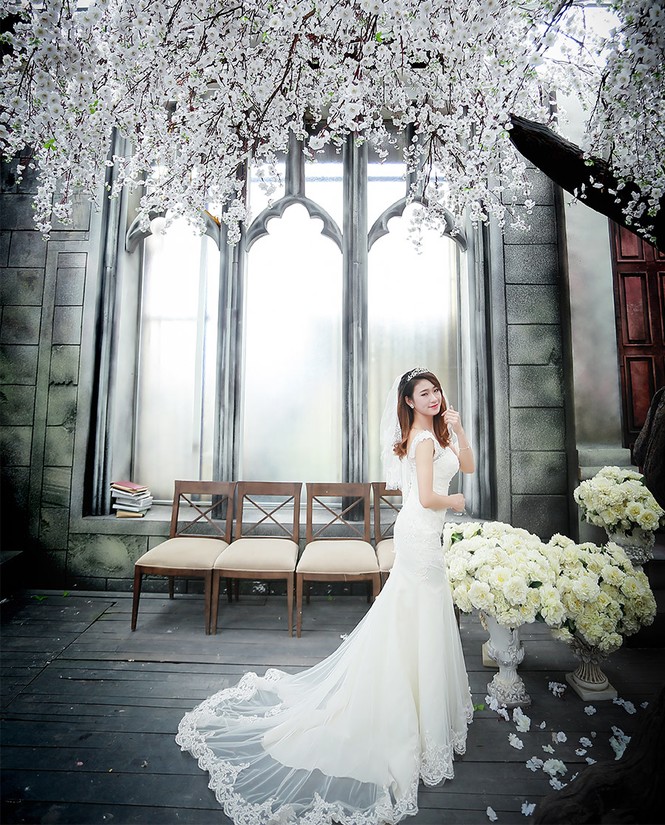 Ngắm thí sinh iMiss Thăng Long diện áo cưới tinh khôi - ảnh 16