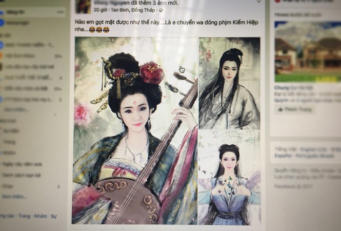 Thiếu thư, lãng tử “đổ bộ” mạng xã hội Facebook - ảnh 1