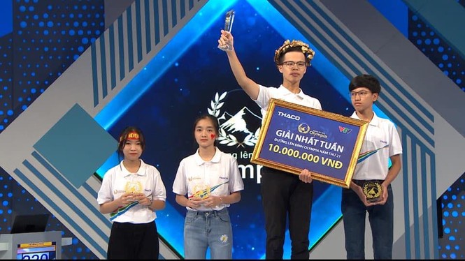 Nam sinh ‘nhanh như điện’, xác lập điểm kỷ lục Olympia 21 - ảnh 1