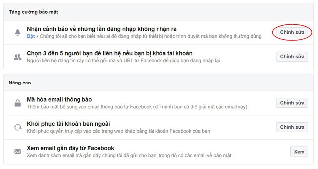 Cách bảo mật trên Facebook để không bị hack - ảnh 5