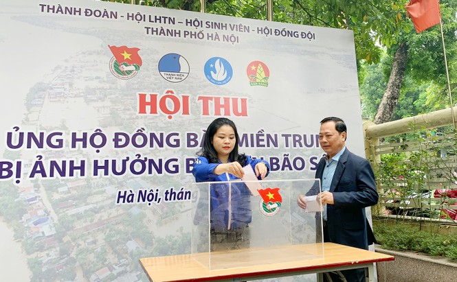 Tuổi trẻ Thủ đô ủng hộ nguồn lực, hỗ trợ đồng bào miền Trung - ảnh 3
