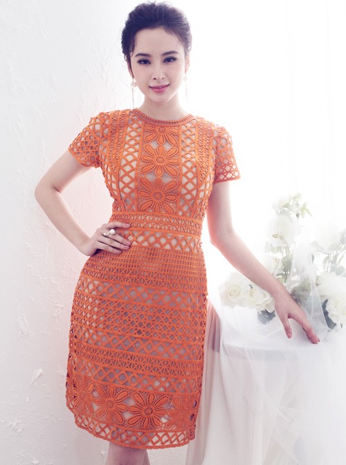 Angela Phương Trinh diện váy xuyên thấu táo bạo - ảnh 5