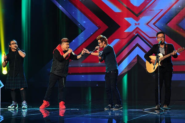 X Factor: Khánh Bình lép vế nhóm nam giả giọng Ngọc Khuê - ảnh 2