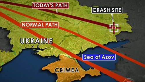 Malaysia bác tin MH17 bay lệch hướng - ảnh 1