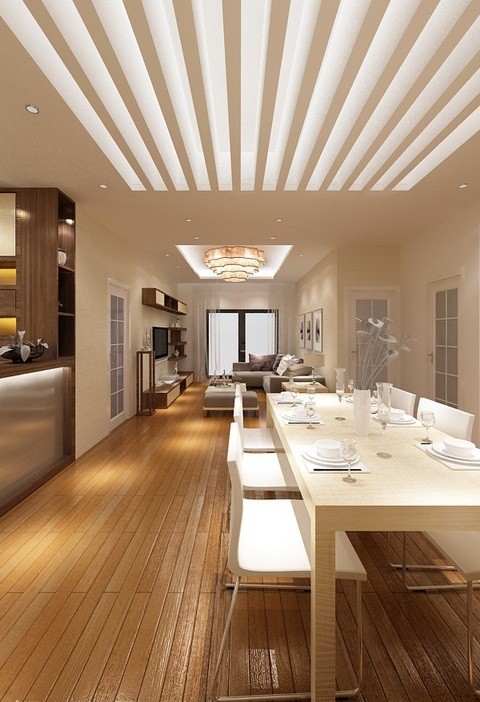 Nội thất chung cư 104m2 với vách ngăn đa năng - ảnh 2