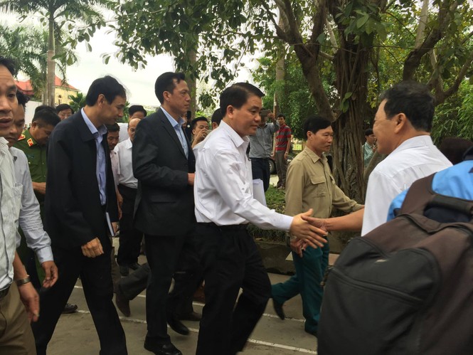 Chủ tịch Hà Nội đối thoại với dân Đồng Tâm - ảnh 4