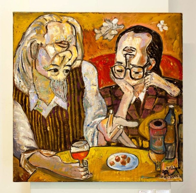 Họa sĩ Việt kiều trao tặng tranh cho thành phố Huế - ảnh 2