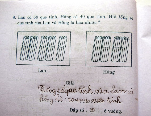 Choáng váng với bài toán tiểu học đổi tấn ra... giây - ảnh 2