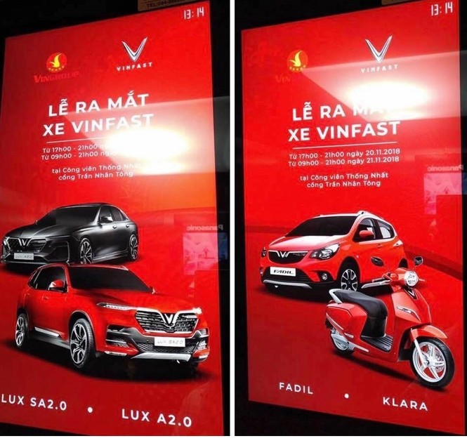 4 mẫu xe Vinfast sẽ được trưng bày tại Hà Nội