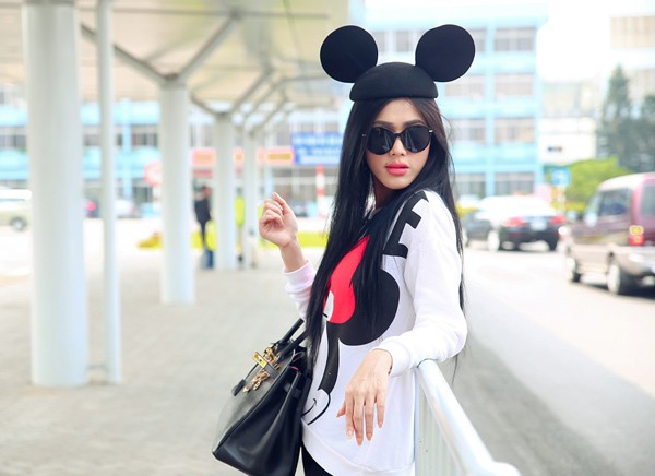 Maria Đinh Phương Ánh gợi cảm với phong cách chuột Mickey - ảnh 5