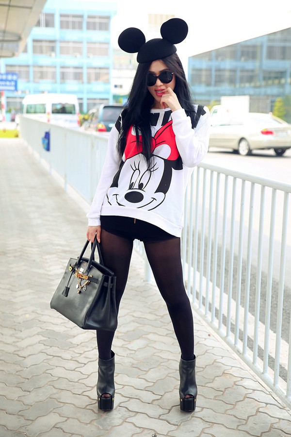 Maria Đinh Phương Ánh gợi cảm với phong cách chuột Mickey - ảnh 3