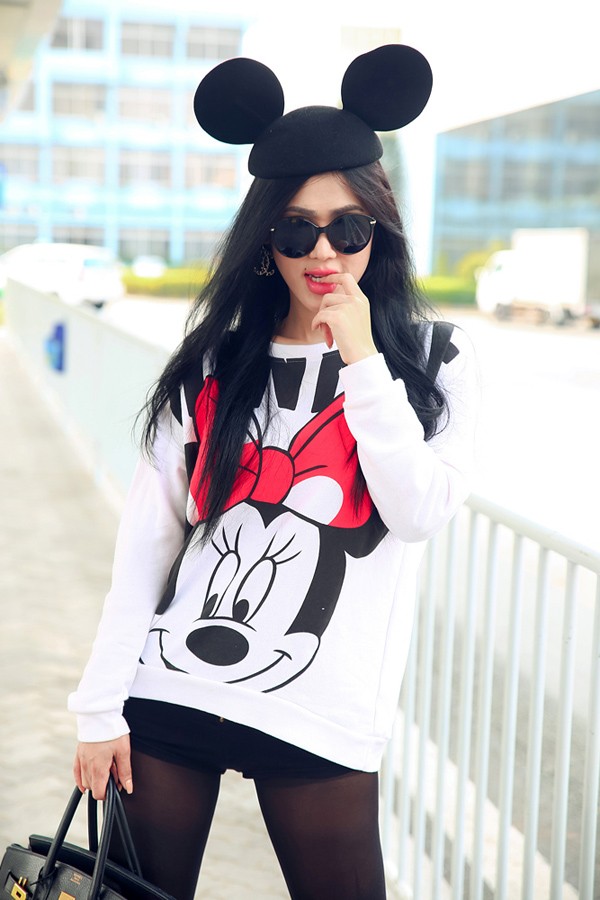 Maria Đinh Phương Ánh gợi cảm với phong cách chuột Mickey - ảnh 1