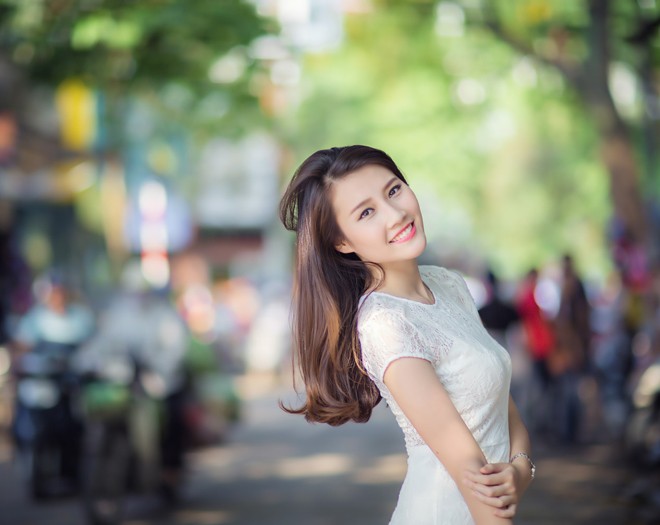 Thí sinh Hoa hậu Việt Nam 2014 khoe vẻ đẹp thuần khiết - ảnh 2