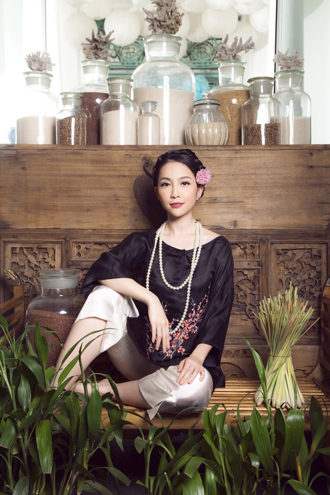 Linh Nga tập làm người mẹ đảm đang - ảnh 5
