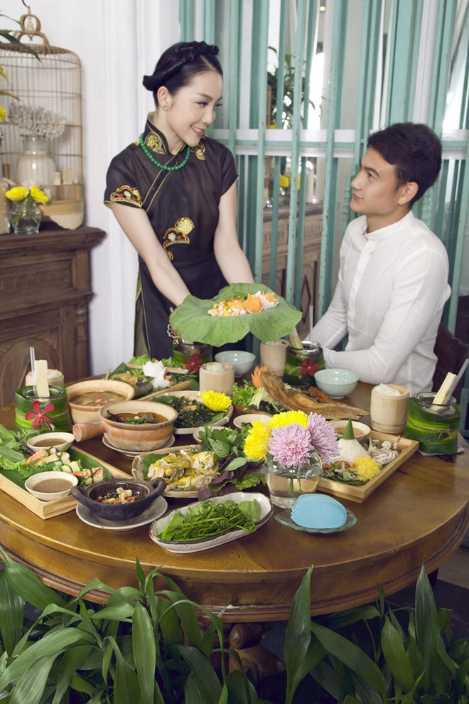 Linh Nga tập làm người mẹ đảm đang - ảnh 6