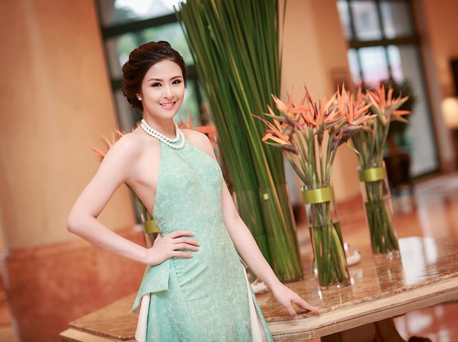 Ngọc Hân khoe lưng trần nõn nà - ảnh 5