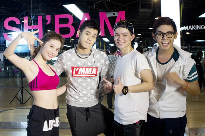 Diễm My 9X eo thon gợi cảm khiêu vũ cùng dàn hotboy - ảnh 8