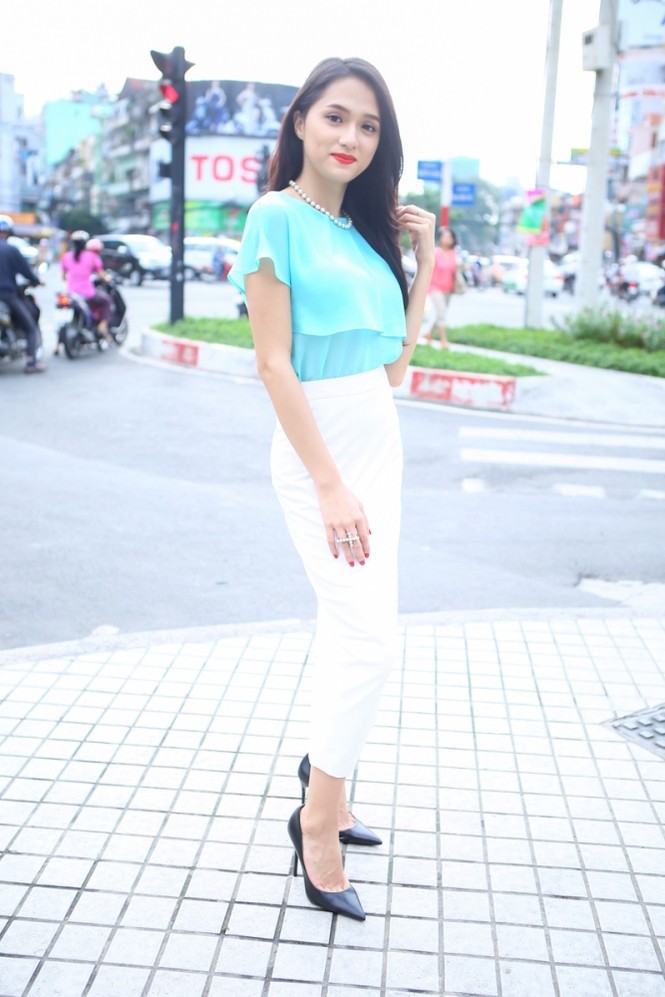 Hương Giang Idol mặc váy nghi 'nhái' của Dior - ảnh 5