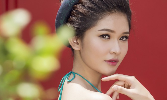 Á hậu Thùy Dung hoá cô Tấm xinh đẹp với áo dài cách điệu - ảnh 3