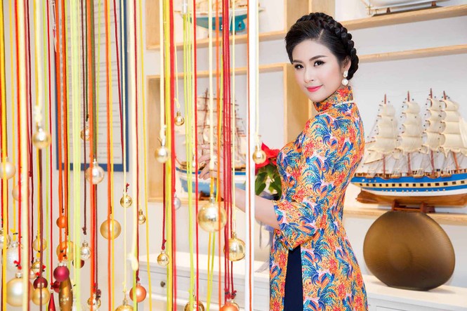 hoa hậu ngọc hân - ảnh 1