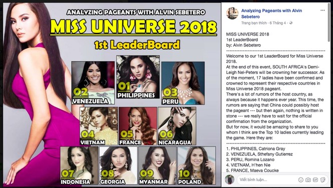 H'Hen Niê được chuyên gia quốc tế dự đoán lọt top 5 Miss Universe - ảnh 1