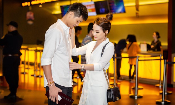 Bảo Thanh được ông xã tình tứ tháp tùng đi sự kiện bằng xế sang - ảnh 4