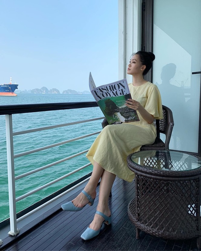 Hiếm khi khoe ảnh bikini, Hoa hậu Ngọc Hân khiến fans xuýt xoa - ảnh 6