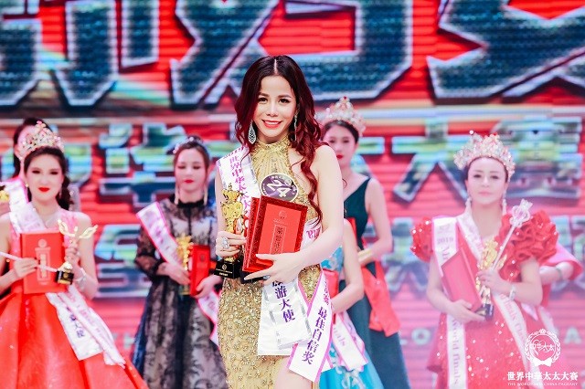 Đại diện Việt Nam Oanh Lê đăng quang Mrs International World 2019 - ảnh 6