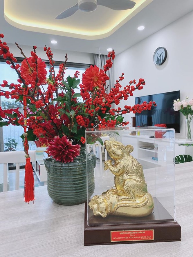 Dàn Hoa, Á hậu khoe nhà đẹp trang hoàng lộng lẫy chuẩn bị đón Giao thừa - ảnh 6