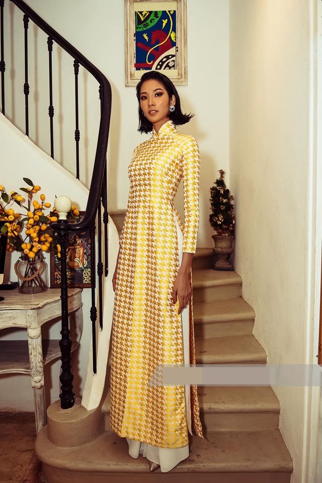 Khánh Vân hoá cô Tấm trẩy hội Xuân, Lương Thuỳ Linh đẹp giản dị ngày mùng 1 Tết - ảnh 9
