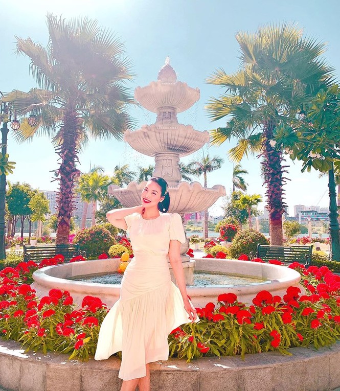 Á hậu Huyền My mặc bikini nóng bỏng ở Thái Lan - ảnh 3