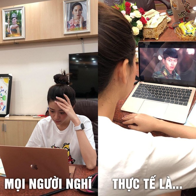 Khánh Vân khoe cơ bụng sexy, Hoàng Thuỳ không kém cạnh với áo hở bạo - ảnh 3