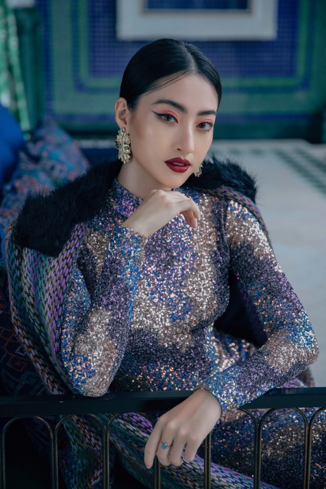 Lương Thuỳ Linh mặc váy xẻ gợi cảm, phô diễn đôi chân dài 1m22 'trứ danh' - ảnh 7