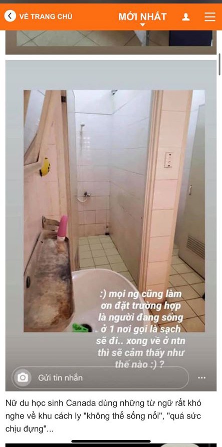 Nữ du học sinh Canada chê khu cách ly bẩn thỉu, Võ Hoàng Yến nói lời thấm thía - ảnh 3