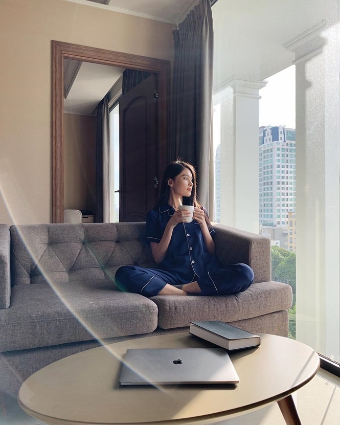 Minh Tú biến khu cách ly thành nơi sống ảo đẹp lung linh như resort - ảnh 11