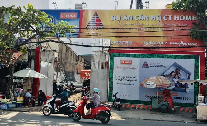 Xây ‘lụi’ dự án, chủ đầu tư CT Home bị xử phạt - ảnh 1
