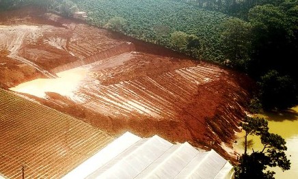 San bạt núi đồi đe dọa hồ cấp nước sinh hoạt của TP Đà Lạt - ảnh 1