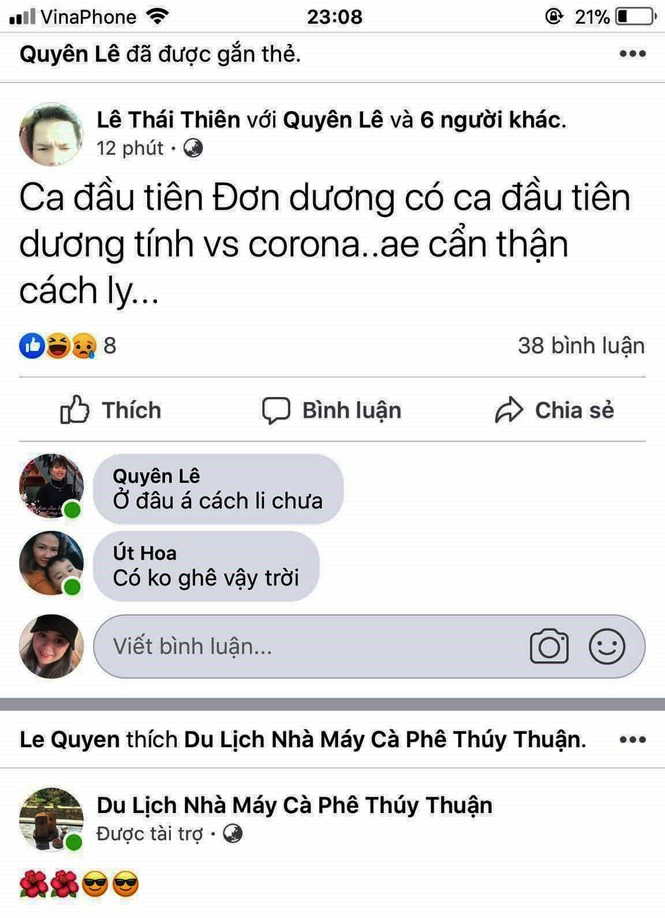 Một ngày xử lý 2 vụ tung tin thất thiệt về dịch Covid-19 ở Lâm Đồng - ảnh 1