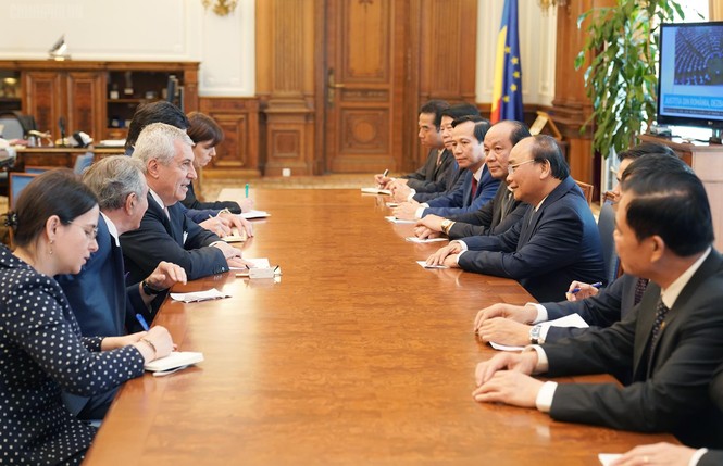 Thủ tướng hội kiến Tổng thống, Chủ tịch Thượng viện Romania - ảnh 4