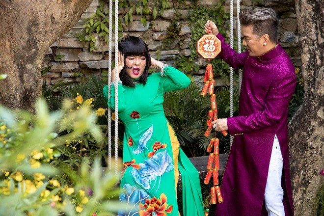 Loạt ảnh xuân ‘khó đỡ’ của đôi bạn Đàm Vĩnh Hưng – Vũ Hà - ảnh 13